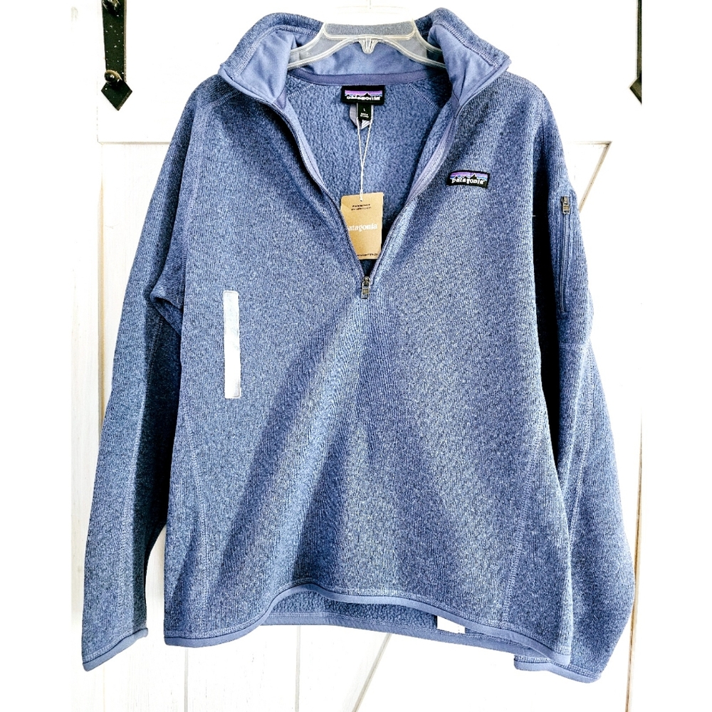 Patagonia Women's Better Sweater 1/4 Zip Fleece Pullover Large - Picture 2 of 9